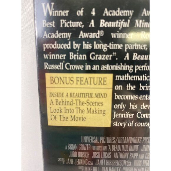 A Beautiful Mind DVD Russell Crowe The Award Edition - Picture 7 of 8